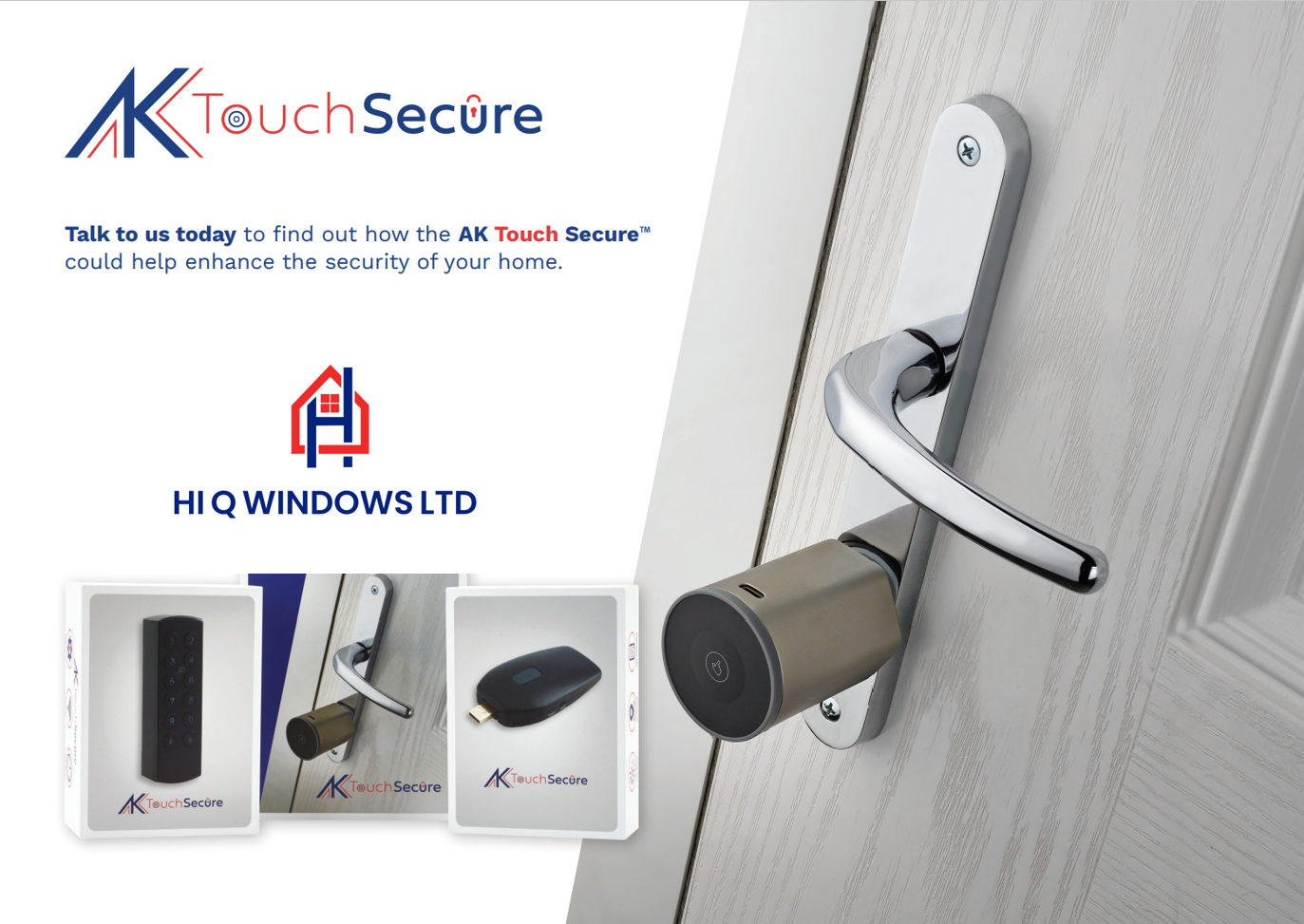 Talk to HIQ Windows today and discover how we can help upgrade your entrance with modern, secure, and stylish smart door solutions.