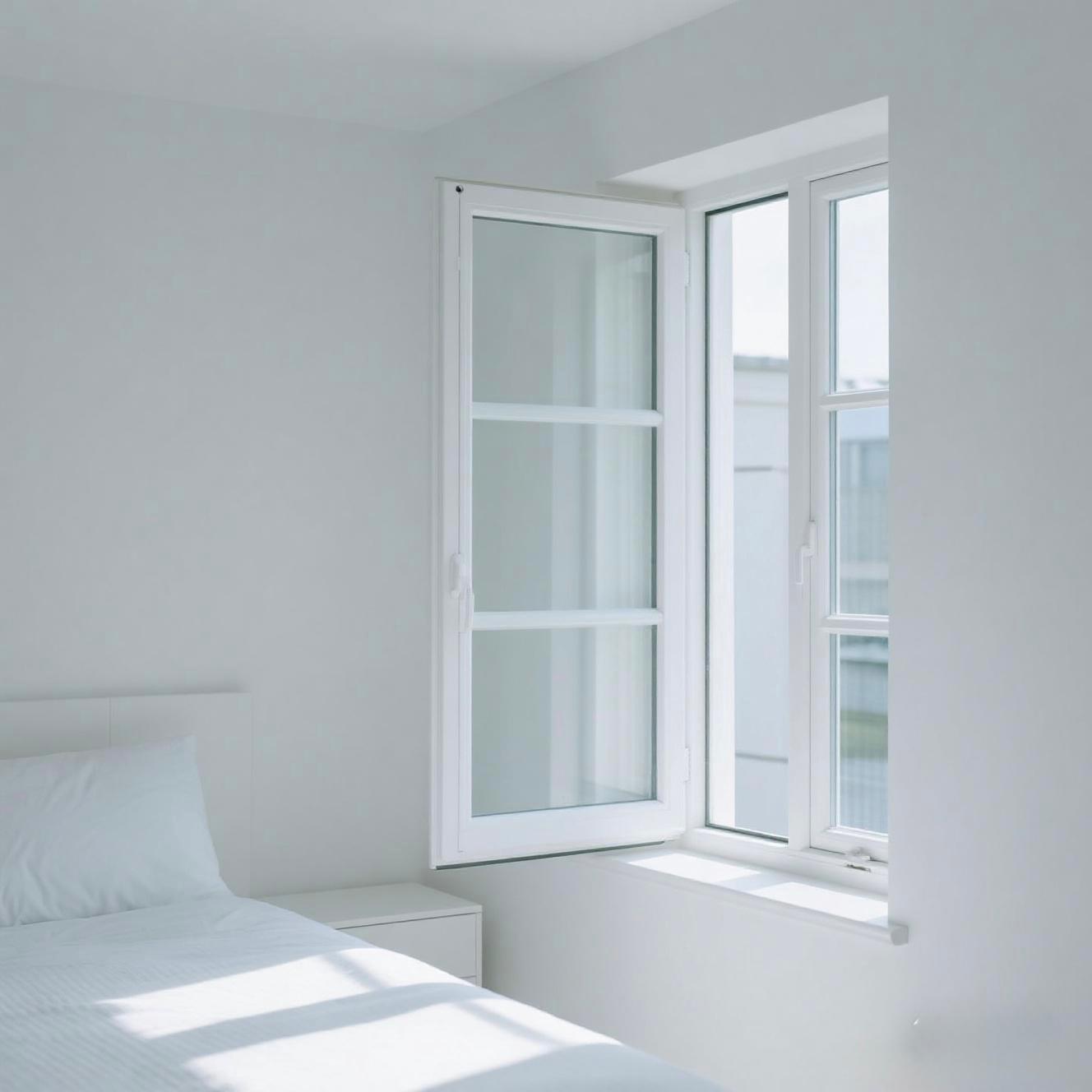 Egress hinge / fire escape style opener for upstairs bedrooms