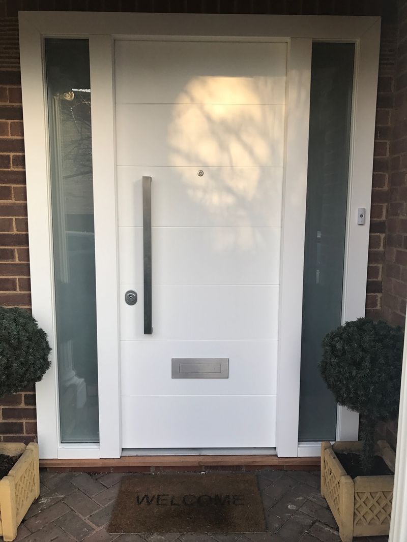 Range of high security door styles and finishes including traditional and modern looks